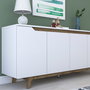 Hanah Home Consola GD102 - 1874 Blanco y nogal